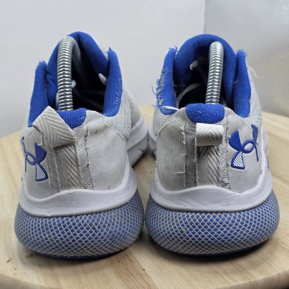 Under Armour Mens Hovr Turbulence 3025419-100 White Running Shoes Sneakers Sz 8 - Picture 6 of 10